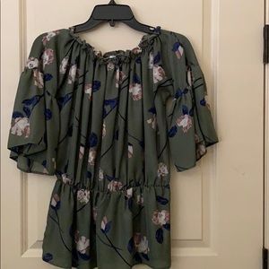 Flowered blouse